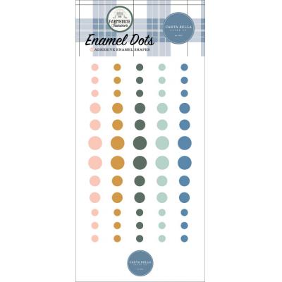 Carta Bella Farmhouse Summer Embellishments - Enamel Dots